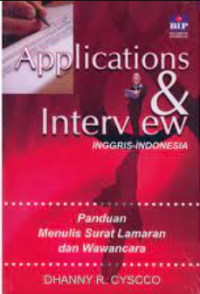 Application & interview inggris-indonesia
